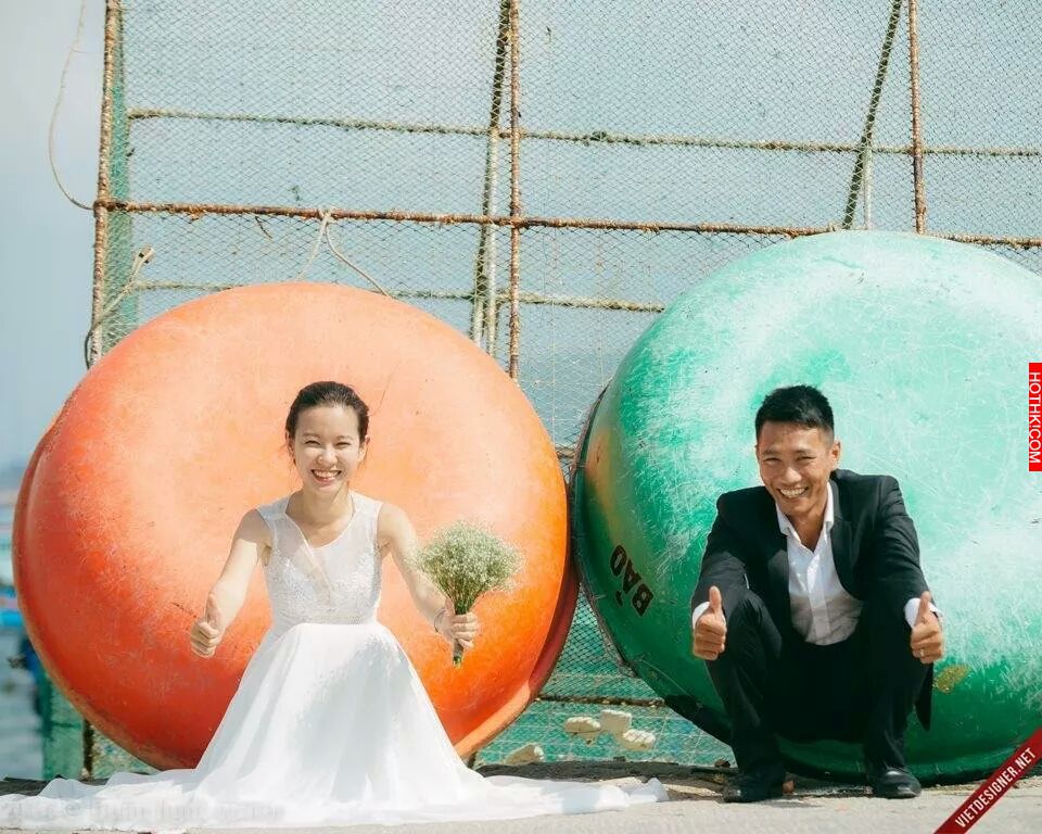 不要再拍矯情的婚紗照了！越南情侶這樣拍好自然～