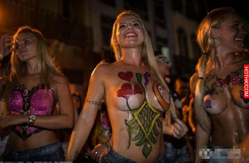 來到夏威夷才知道女人不穿胸罩，來到巴西..不忍直視！