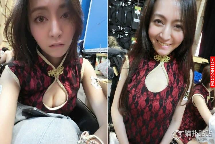「C乳對比G奶差很大...」超正女模開胸旗袍性感尺度破表