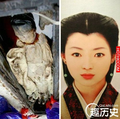 中國十大千年古屍復原照，原來康熙曹操香妃是長這個樣子...... ...