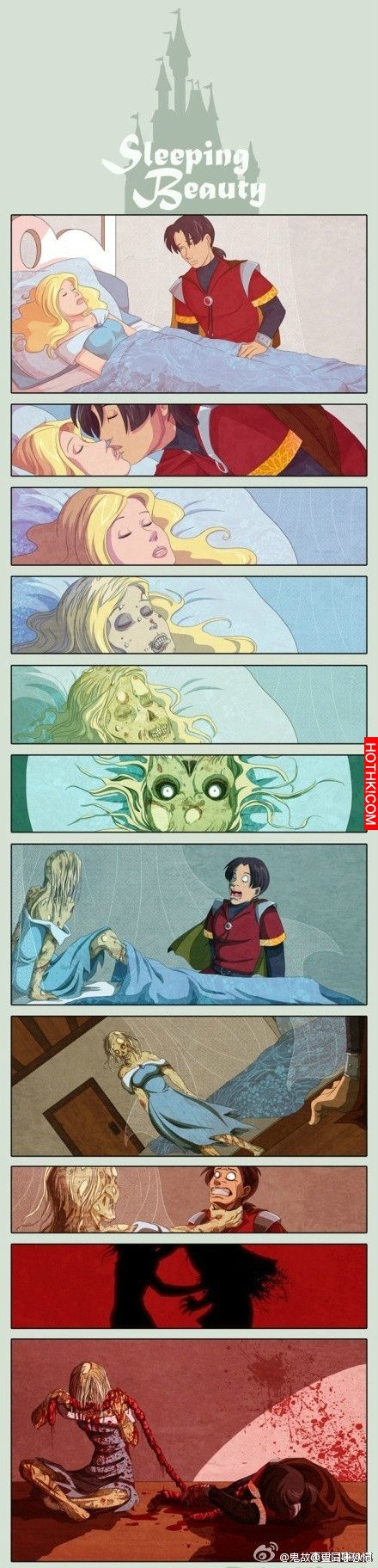 原來這才是真正的睡美人...