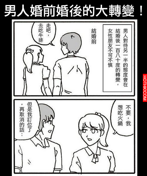 男人結婚前和結婚後的大轉變...真的是這樣嗎？