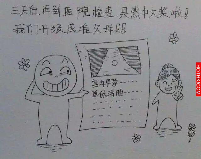 一個男人用漫畫描繪出老婆從懷孕到生產的所有細節，感動到哭！