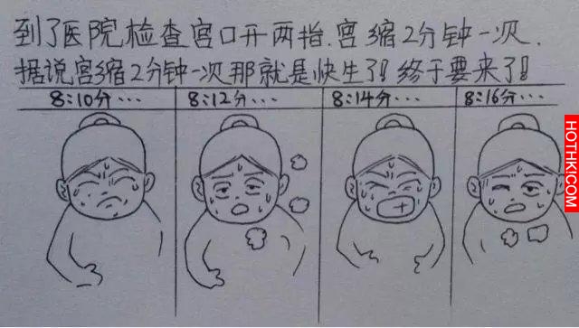 一個男人用漫畫描繪出老婆從懷孕到生產的所有細節，感動到哭！