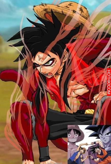 太酷！！「四檔猿王魯夫」和「孫悟空」合體是這個樣子！簡直帥爆了！ ...