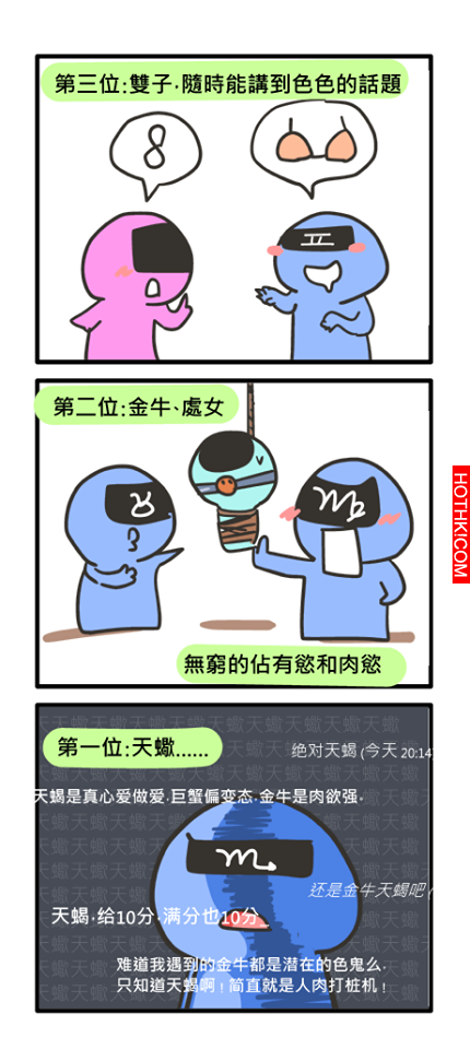 【輕鬆一下】十二星座誰最色~｜歡迎分享