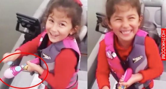 超厲害! 小女孩拿著「玩具釣竿」學爸爸釣魚，沒想到竟釣到...?! 網友看了全驚呆！ ...