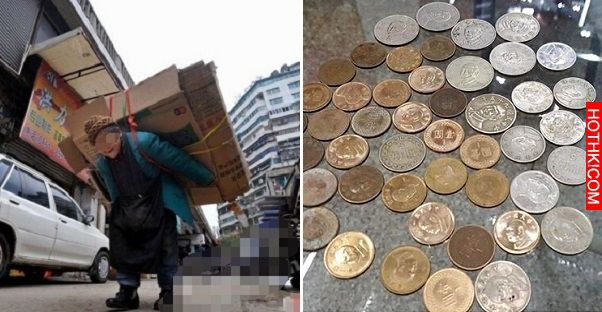 回收垃圾的婆婆車壞了送修，卻只能拿出零錢...修車的黑手竟對婆婆「這樣說」... ...