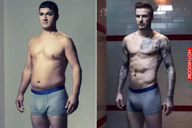 同樣一件衣服，肌肉男VS普通男超級對比！看到第二張我就受不了了.....這真的是赤裸裸 ...