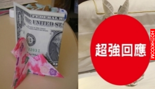 他住旅館時隨手摺了一隻紙鶴，把小費留在紙鶴上就出門了，沒想到回來後看到超強清潔員 ...