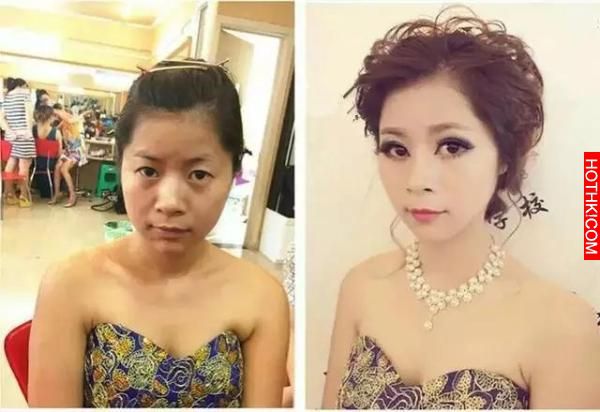 結婚當天，這些新娘卸妝後，新郎看了全淚崩！尤其第1位，實在令人震驚！ ...