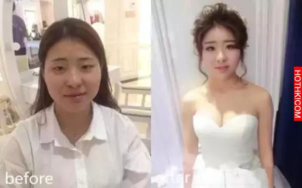 結婚當天，這些新娘卸妝後，新郎看了全淚崩！尤其第1位，實在令人震驚！ ...