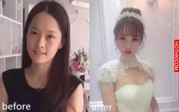 結婚當天，這些新娘卸妝後，新郎看了全淚崩！尤其第1位，實在令人震驚！ ...