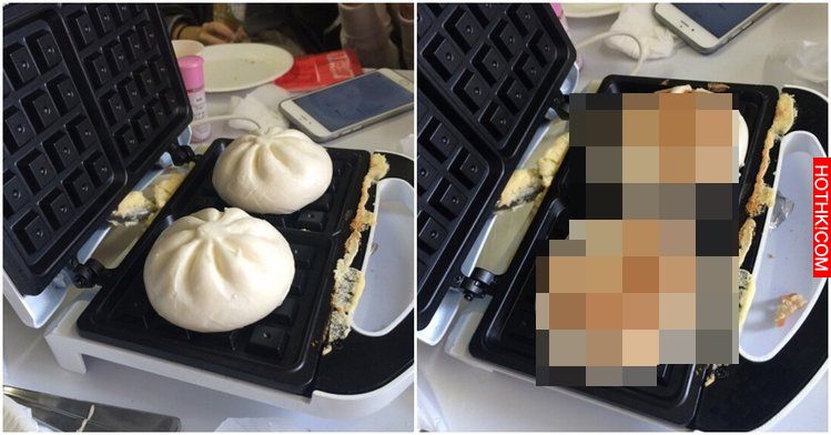 把肉包放進鬆餅機會怎樣? 壓出來成品居然.......怎麼會這樣，比原本的還可口阿！！！ ...