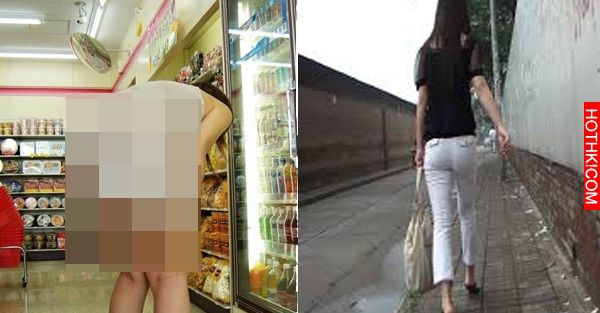 少婦出門買晚餐找不到內褲，結果竟然被店員........恥度大開阿！！ ...
