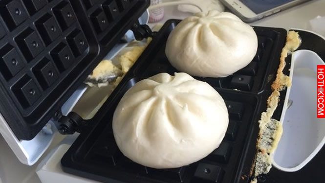 超簡單的食譜，讓你將平凡的包子秒變高檔的鬆餅！！！