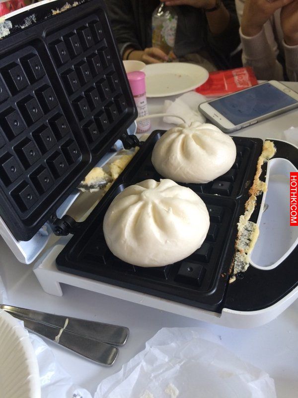 超簡單的食譜，讓你將平凡的包子秒變高檔的鬆餅！！！