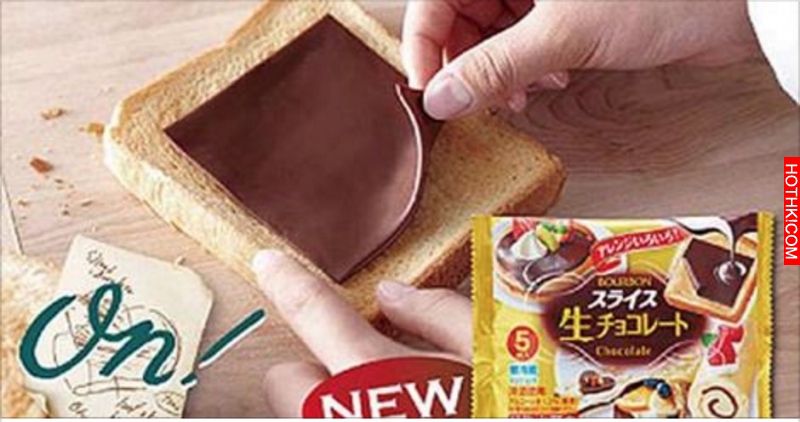 日本終於推出能夠直接放在吐司上的「生巧克力切片」，熱愛巧克力的人根本就不可能抗拒 ...