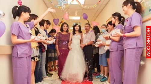 21歲的癌末女孩完成遺願，成為世界上最美的新娘...她最後「一句話」讓人淚崩... ...