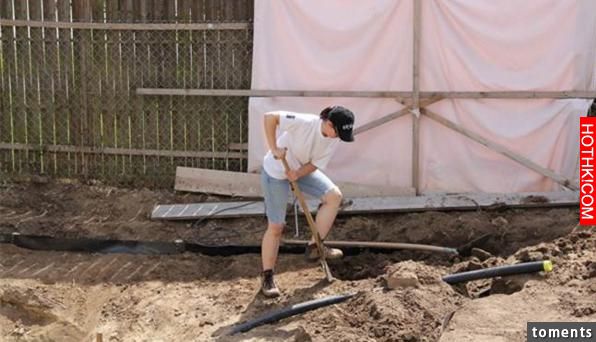 開始大都在笑他舉動太傻，結果完工後所有的人都目瞪口呆