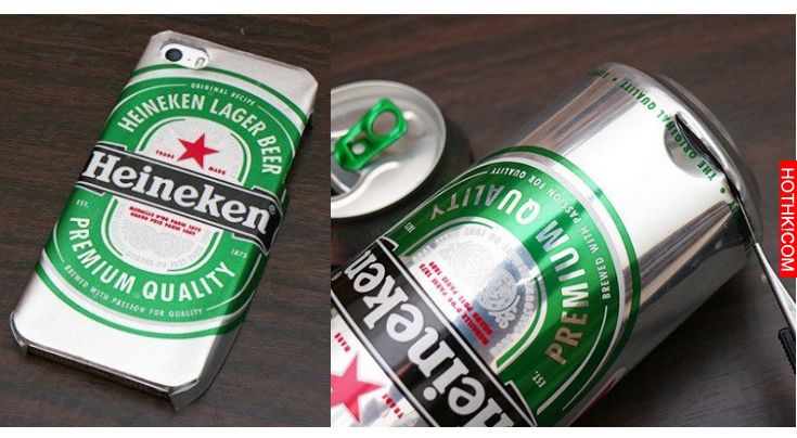 喝完的啤酒罐別丟！教你DIY最潮的「Heineken手機殼」...也可以用可口可樂喔！ ...