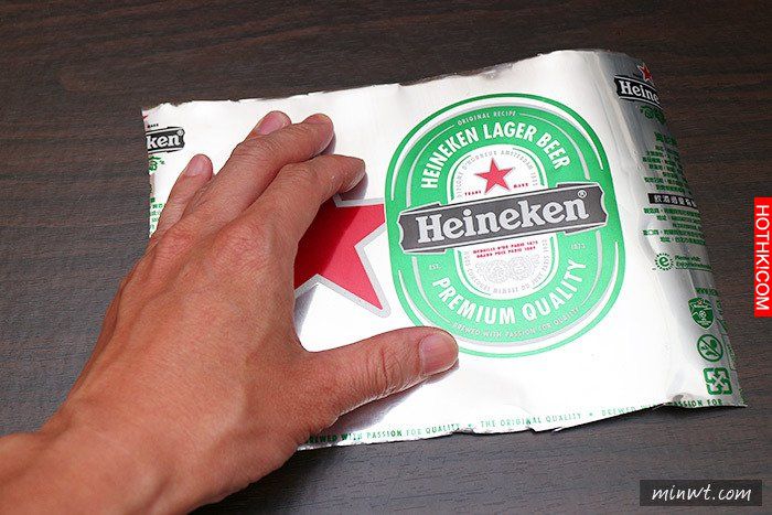 喝完的啤酒罐別丟！教你DIY最潮的「Heineken手機殼」...也可以用可口可樂喔！ ...