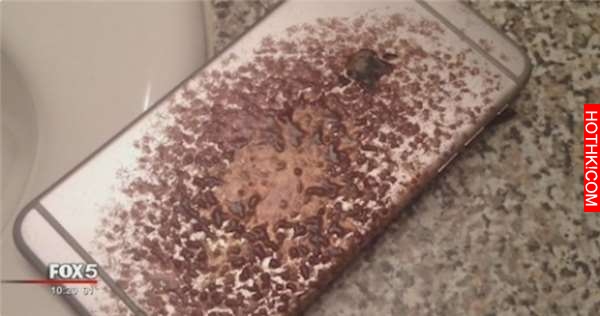 男子睡覺前把「iPhone 6」放在那裡充電，睡起來後當場傻眼！沒想到他的手機竟然...太 ...
