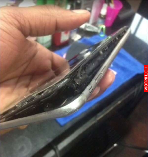 男子睡覺前把「iPhone 6」放在那裡充電，睡起來後當場傻眼！沒想到他的手機竟然...太 ...