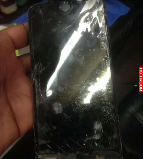 男子睡覺前把「iPhone 6」放在那裡充電，睡起來後當場傻眼！沒想到他的手機竟然...太 ...