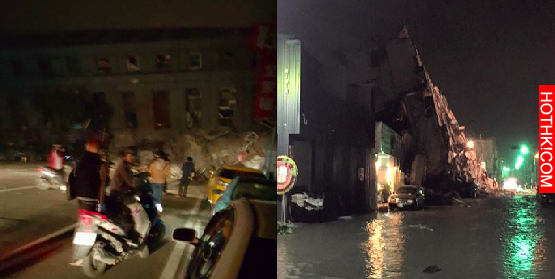 太誇張了！台南「大地震」後水管爆裂，連大樓都倒了！沒想到就連周圍的「空氣中」都.. ...