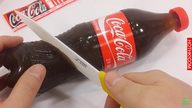 切著吃的可樂，整蠱小道具，兩種原料超簡單（多圖附製作方法）