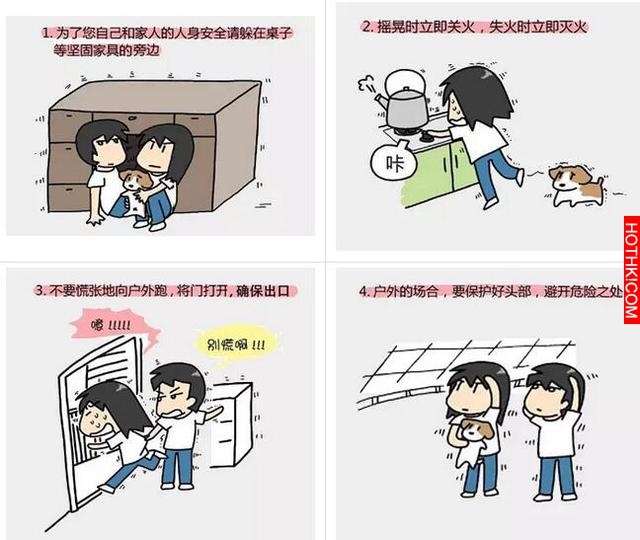 牢記地震逃生法則！沒有地動儀，也能救自己！