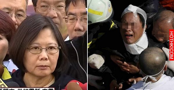 震驚了！準總統「蔡英文」到目前為止人都沒去倒塌大樓現場，「真正原因」讓所有人都點 ...