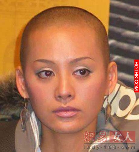 敢於剃光頭的才是真美女，看女明星光頭造型，最後一張讓人心疼！