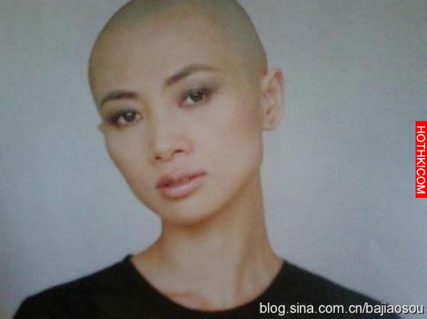 敢於剃光頭的才是真美女，看女明星光頭造型，最後一張讓人心疼！