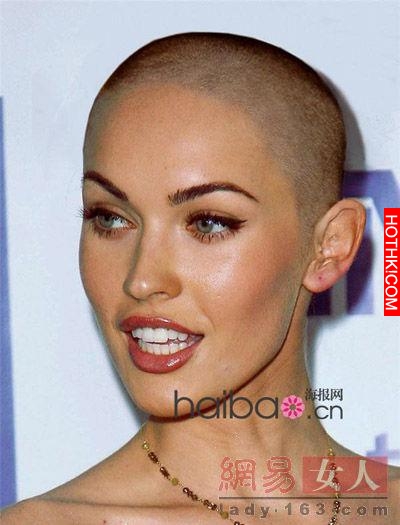 敢於剃光頭的才是真美女，看女明星光頭造型，最後一張讓人心疼！