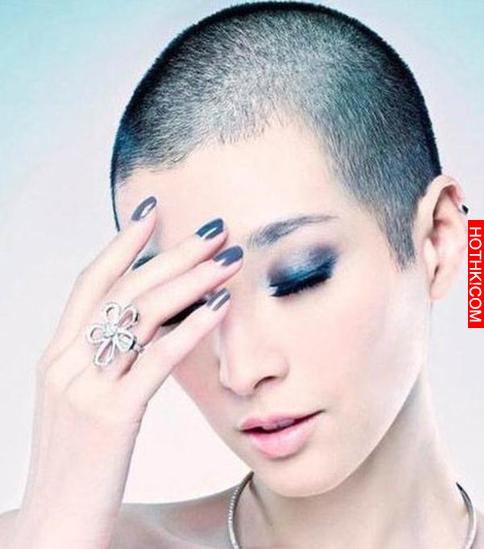 敢於剃光頭的才是真美女，看女明星光頭造型，最後一張讓人心疼！