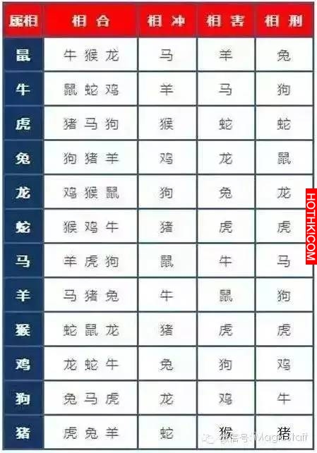 準到發爐!十二生肖相合相剋表!相沖、相害、相刑的人是誰,趕緊對照一下! ... 準到發爐!十二生肖相合相剋表!相沖、相害、相刑的人是誰,趕緊對照一下! ...
