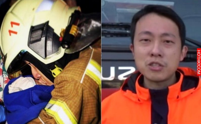 救難人員救出ㄧ10天大女嬰，接到時已無生命跡象...消防員邊跑邊對女嬰CPR，最後竟然發 ...