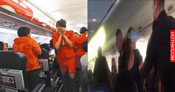 這個女的從英國登機，喝醉酒在飛機上做出這種「失控行為」！台灣人看傻眼！空姐都崩潰 ...