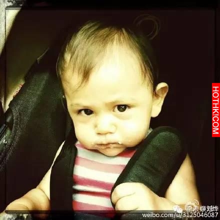 歐弟女兒鼻樑逆天，小周周睫毛長得嚇人，被星二代的嬰兒照秒殺了！