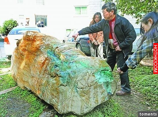 廈門老漢撈出清代「翡翠原石」 值數十億