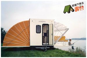【開著汽車去露營】折疊大空間！行動豪宅露營車De Markies