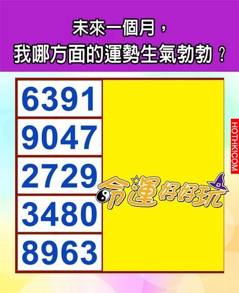 【命運好好玩】周映君老師，數字測驗—未來一個月，我哪方面的運勢生氣勃勃？ ...