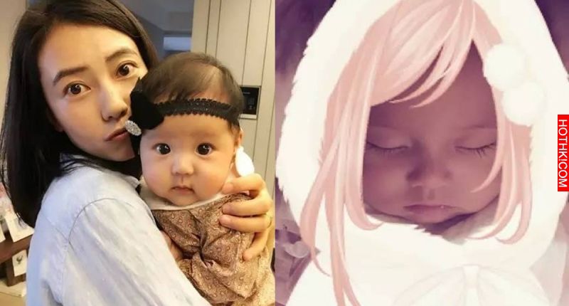 「梁詠淇」的女兒一歲了！！媽媽本來就超美，再加上混血，美得像天仙一樣！！ ...