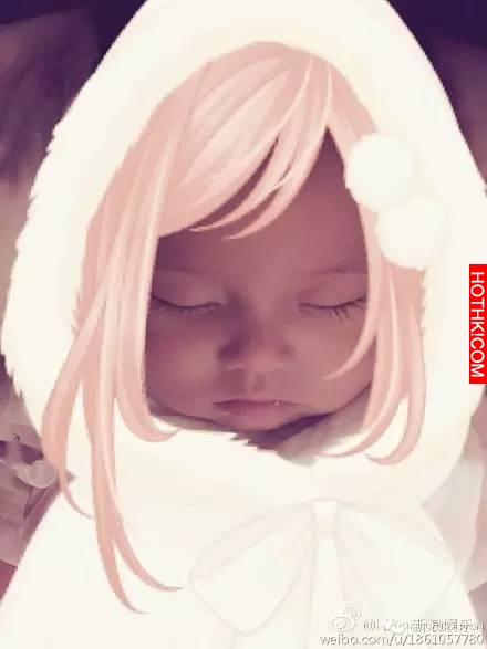 歐弟女兒鼻樑逆天，小周周睫毛長得嚇人，被星二代的嬰兒照秒殺了！