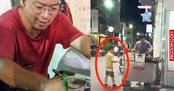 天氣這麼冷，單親爸爸賣雞蛋糕賺錢！當小兒子說想喝汽水時他的回答讓網友難過的淚崩了 ...