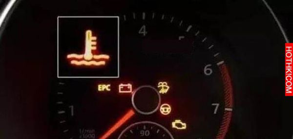 冷卻水溫度警告燈。(圖/深窗汽車)