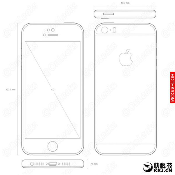 4吋iPhone 5SE國行售價/配置瘋狂曝光：完美到家！