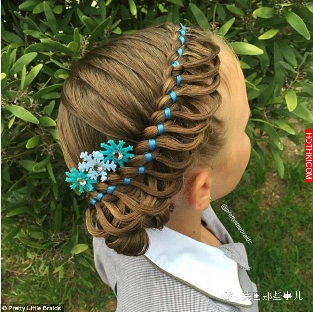 這個媽媽每天花20分鐘幫女兒綁辮子...最後她竟然真的在女兒頭上變出一朵花！ ...